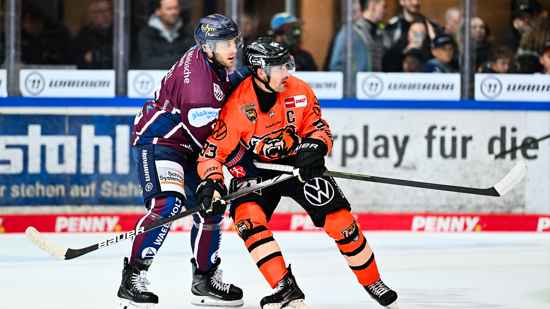 Iserlohn Roosters gg. Grizzlys Wolfsburg
